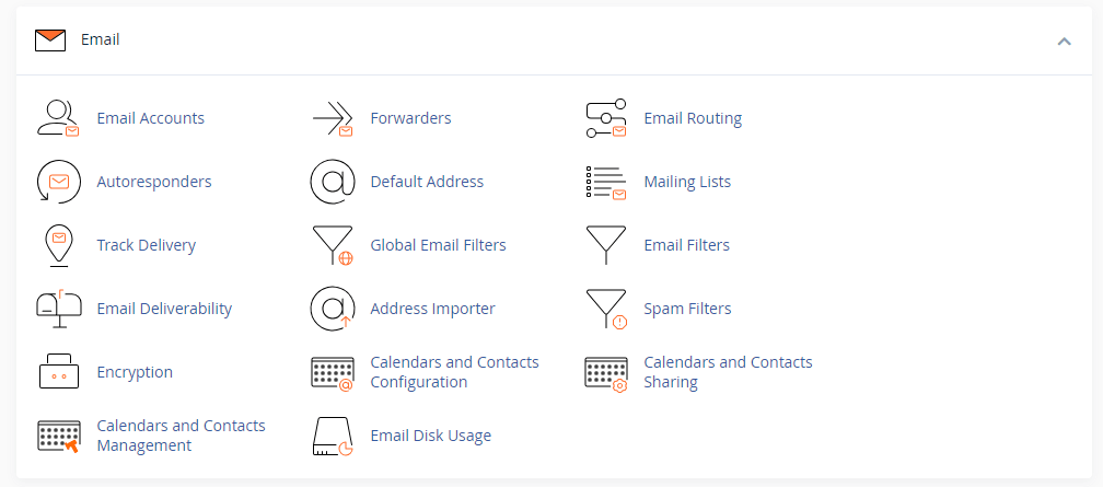 cPanel Email Overview