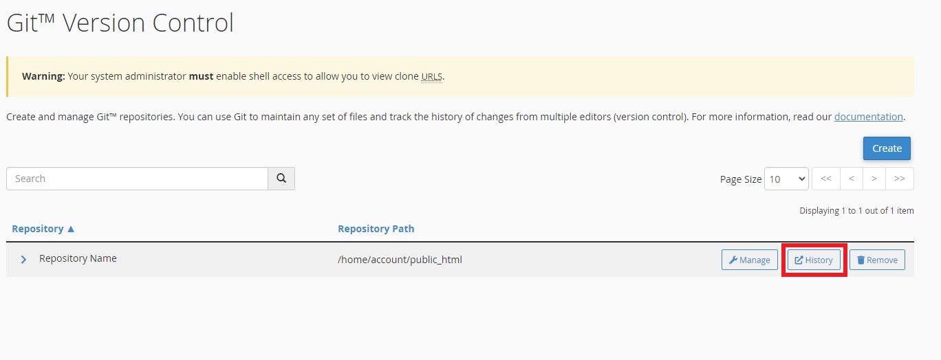 Git History